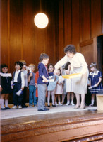 I graduated from pre-school, and this proves it. Note the girl with a hand up her dress behind me.