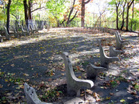 Inwood Hill Park: this used to be some sort of viewing pavillion. Spooky.
