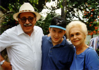 With my grandparents, Al & Pearl Manning, in Florida. 1993.