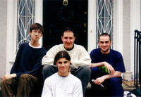 Left to right: Chris Erway, Dave Flores, me, Dan Bannett.