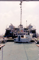 This '70s-era cruise ship was renamed "Exodus" for our trip across the Mediterranean to Israel.