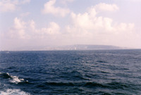 My first glimpse of Israeli shores, Haifa.