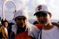 With our counselor, approaching the shores of Haifa, Israel.