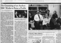 Good thing I wore a tie on the day the NY Times came to take pictures of Brian Williams.