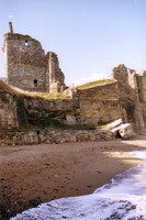 The ruins of the castle at St. Andrews, built first in the 12th century and destroyed in the 1650s.