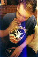 Griffin, smoking a stoge.