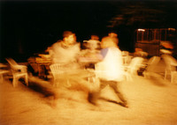 Fight! Cool long-exposure motion effect.