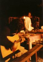 Gocha plays guitar, Dave yawns.