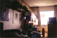 Inside said dorm room.