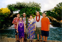 The family in Hawai'i.