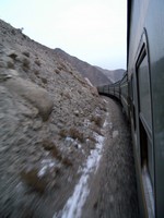 Tunnel. Mountain. Frozen wasteland. Repeat.