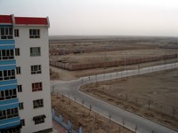 We literally live on the edge of town...looking south-east towards Xinjiang nothingness.