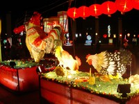 More roosters.