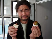Lincoln bought thirty eggs. When we boiled them, we received quite a surprise.