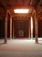 Inside the mosque. Nice light.