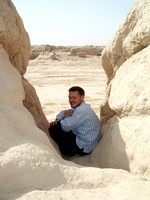 My Uyghur guide...err, I mean...David, relaxing in the shade.