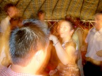 Yurt party! William, David, and Zoe threw a going-away party for themselves in a Mongol yurt with karaoke. Damn good fun. (That's our Uyghur friend, Kambiyer, dancing in the middle.)