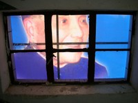 A couple weeks before summer vacation, a bunch of new propoganda posters were installed on the outside of the school. This is the view from inside the school. Who wants to see out a window, anyway, when Deng Xiaoping could be staring in at you?
