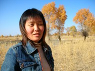 The best photo I've ever taken of my friend, Wang Shan.