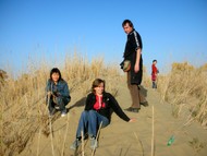 The crew of my expedition... (L to R) Wang Shan, Camilla, Simon, and Tomoyo.