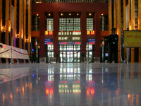 Train stations are usually ugly, utilitarian affairs in China. Not the new train station in Lhasa!