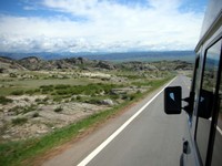 The third and final bus drove us the last 3 hours from Burqin (Buerjin) to Kanas Lake.