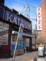 If you only eat one sandwich in New York City, make it a Katz's sandwich. (It's at the corner of Houston and Ludlow.)