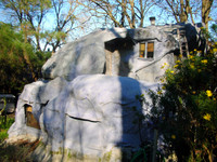 In general, I find that people are amused by houses shaped like rocks. I took this photo where my dad lives in Lafayette, California.