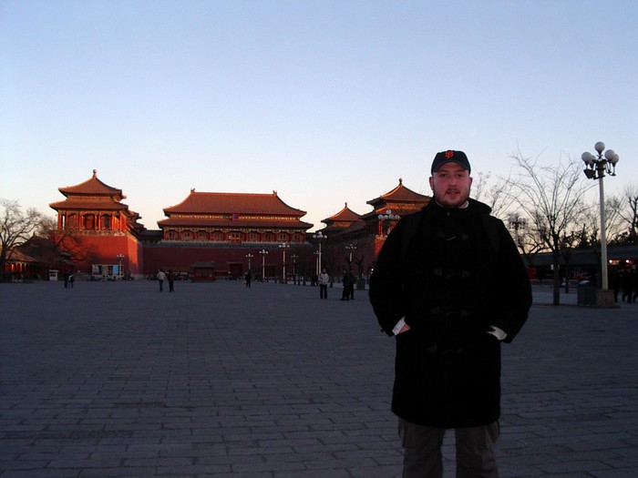 Inside the second Forbidden City gate.