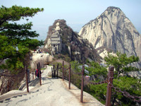 Visiting Shaanxi's Hua Shan (Five Petals Mountain) gave me an idea of where the inspiration for traditional Chinese painting originates.