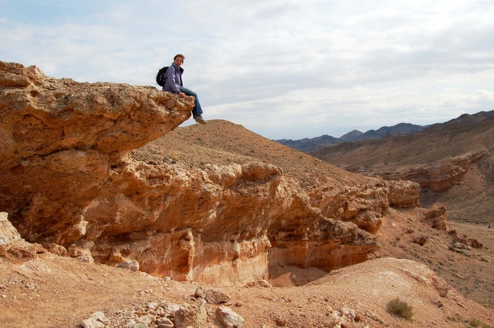The day after we visited the lake, we took a day-trip out to Charyn Canyon. I've never been to the Grand Canyon, but this one looked pretty good (although fairly small).