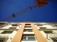 As long as I've been in Korla there's been construction on both sides of my current apartment building.