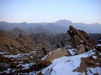 Mordor! Just kidding... we passed through the forboding landscape of Kuqa' Salt-Water Gully on the way to the Kizil Thousand Buddha Caves.