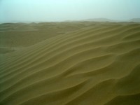 Ommmmmm! The endless sands of the Taklamakan Desert.