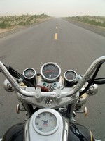 On the road again.