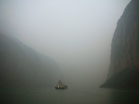 Finally entering the Three Gorges.