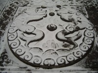 Light snowfall in Xi'an.