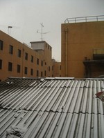 The view from the window of my, err, beautiful hotel in Xi'an.