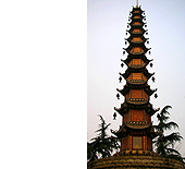Beautiful symmetry at the Wuhou Temple in Chengdu, Sichuan.