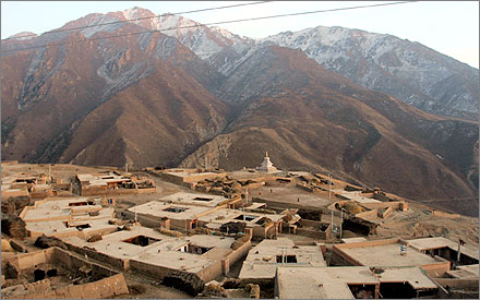 A small Tibetan village in Qinghai where I'll be teaching English for a month.