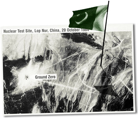 China let Pakistan test a nuclear weapon in Xinjiang on May 26, 1990.